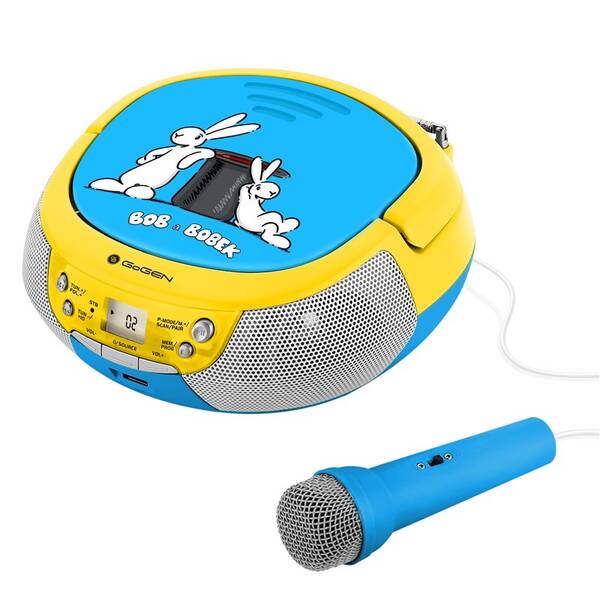 Radiopřijímač s CD GoGEN BOB A BOBEK PŘEHRÁVAČ modrý

