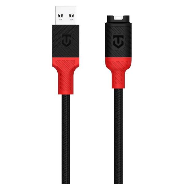 Nabíjecí kabel Tactical Recce 3:20 pro Garmin USB-A černý/červený

