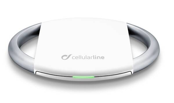 Bezdrátová nabíječka CellularLine WIRELESSPAD FAST CHARGER, Qi standard bílá

