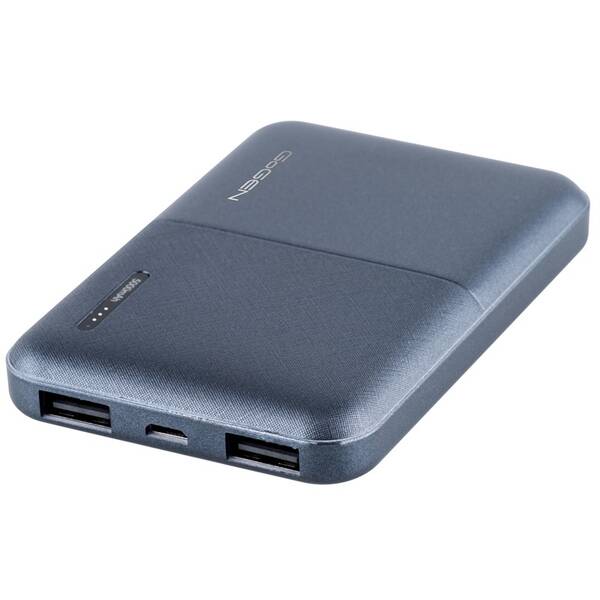 Powerbanka GoGEN 5000 mAh, metalická modrá

