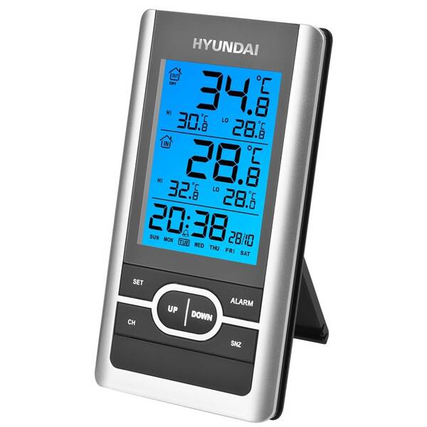 Meteorologická stanice Hyundai WS 1070 černá/stříbrná

