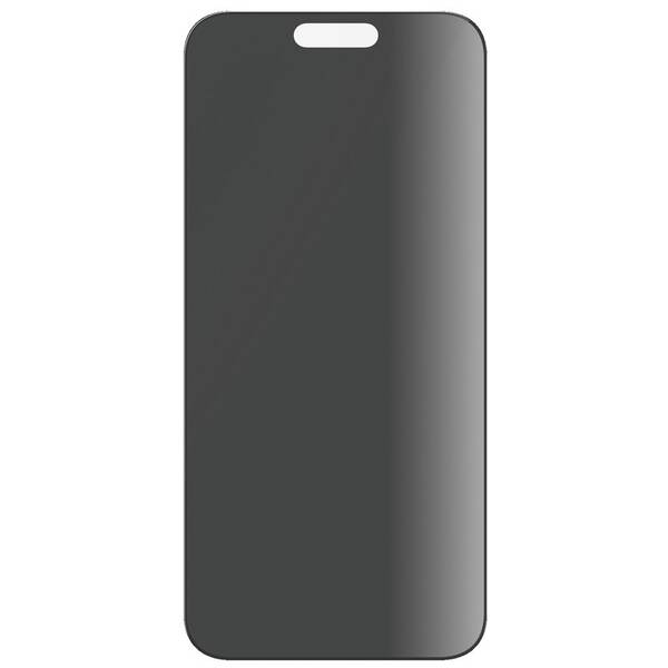 Tvrzené sklo PanzerGlass Privacy na Apple iPhone 15 Pro Max s instalačním rámečkem 

