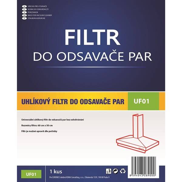 Uhlíkový filtr Koma UF01 černý

