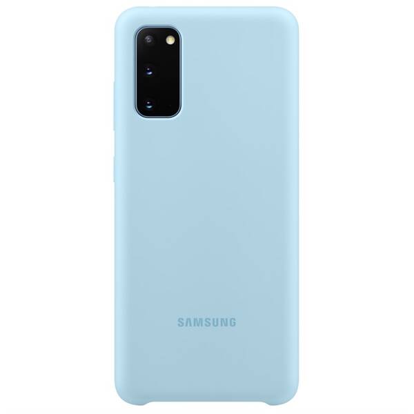 Kryt na mobil Samsung Silicon Cover na Galaxy S20 modrý

