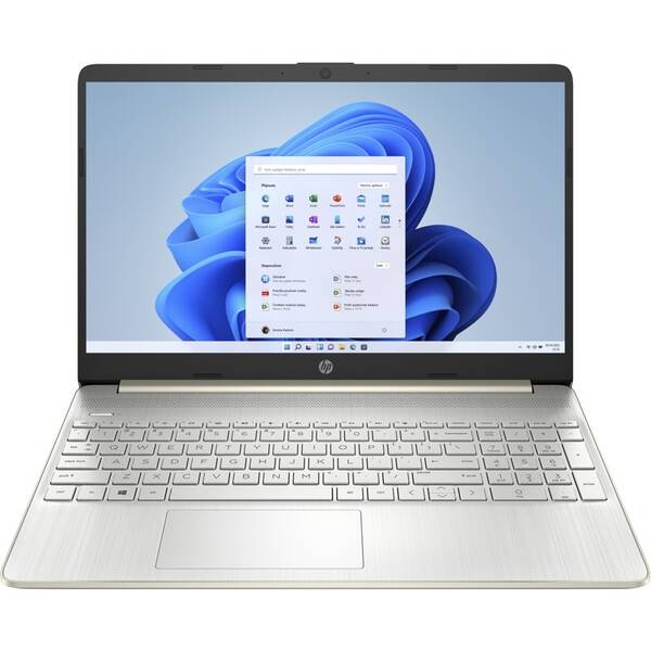 Notebook HP 15s-fq2616nc stříbrný/zlatý

