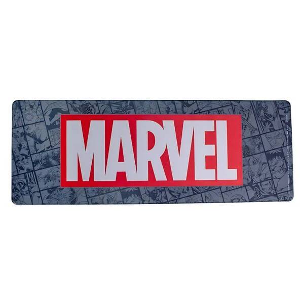 Podložka pod klávesnici a myš Alltoys Marvel logo šedá

