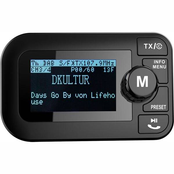 FM/DAB+ Transmitter Ambit DAB-005 černý

