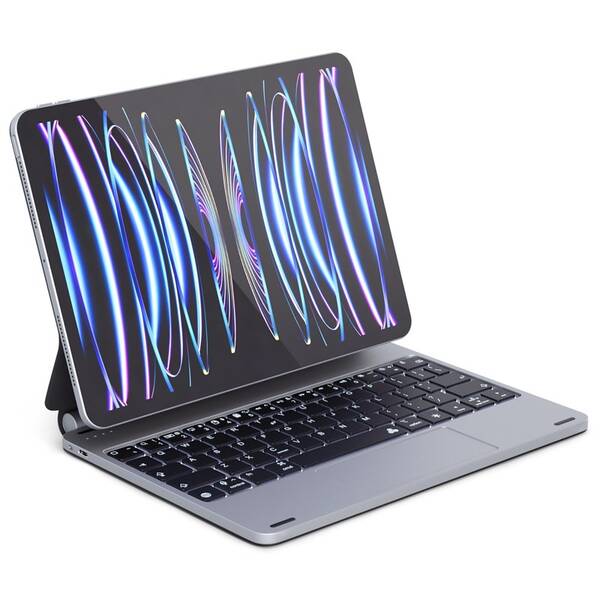 Pouzdro na tablet s klávesnicí Epico na Apple iPad Pro 11 (2018/2020/2021/2022) CZ šedé


