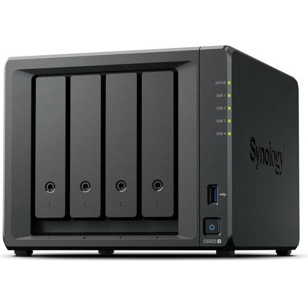 Datové úložiště (NAS) Synology DS925+ černé

