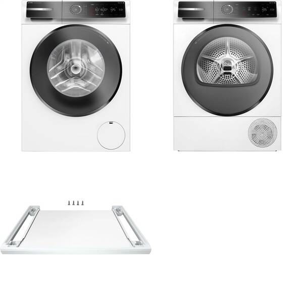 Set výrobků Bosch WGB256A0CS + WQB246DNCS + WTZ27500 bílý

