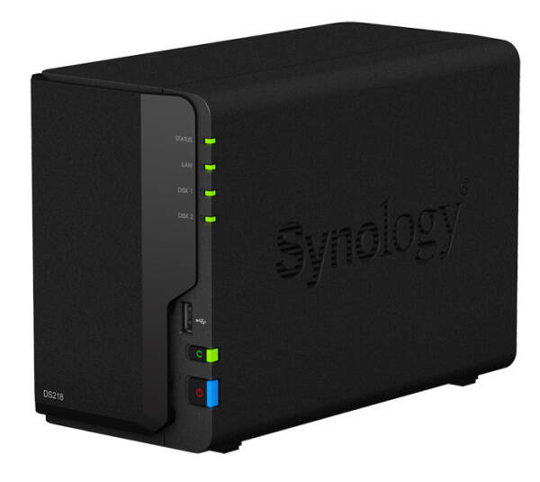 Datové úložiště (NAS) Synology DS218 černé

