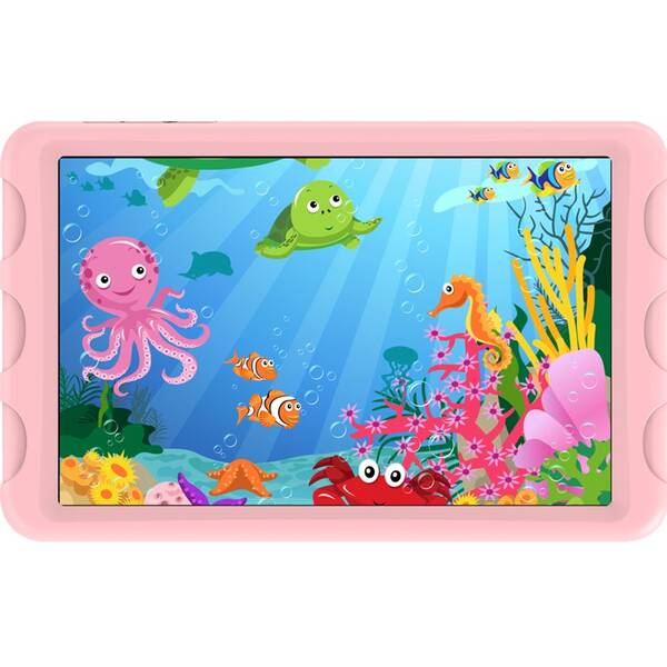 Dotykový tablet iGET Smart W8 Kids 4 GB / 64 GB + dětský kryt růžový

