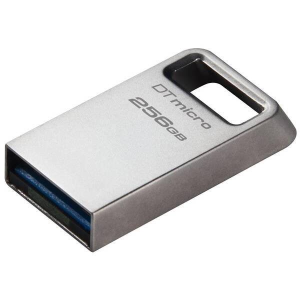 USB Flash Kingston DataTraveler Micro Metal 256GB stříbrný

