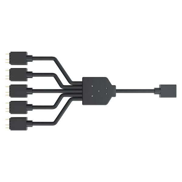 Rozbočovač Cooler Master ARGB 1 to 5 černý


