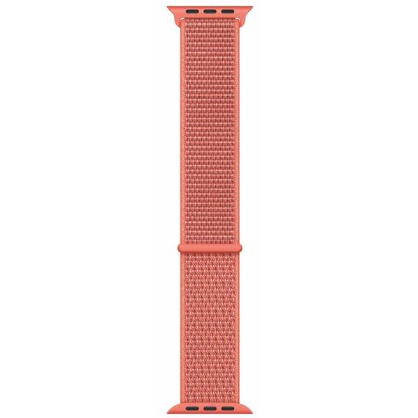 Řemínek Apple Watch 44mm nektarinkový provlékací sportovní 

