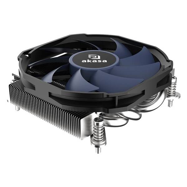 Chladič CPU AKASA ALUCIA H4i, Low profile, 4 heatpipes chrom

