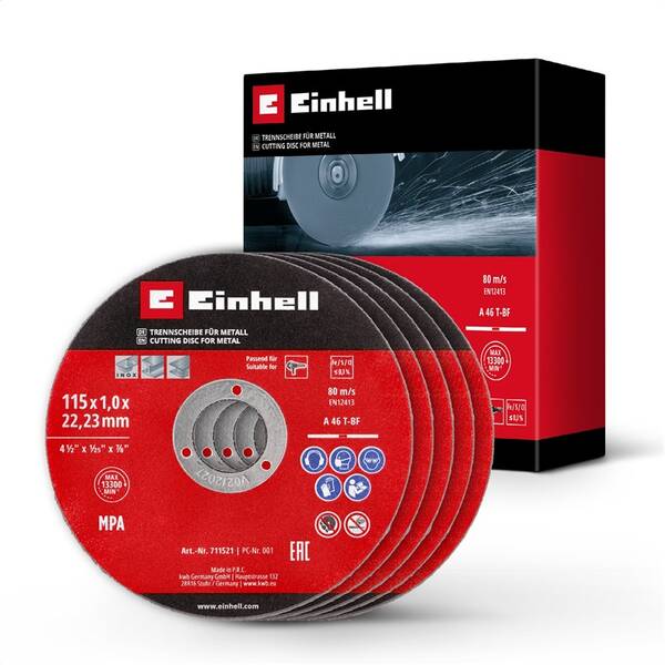 Řezný kotouč Einhell 115 mm (5 ks), 49711521 

