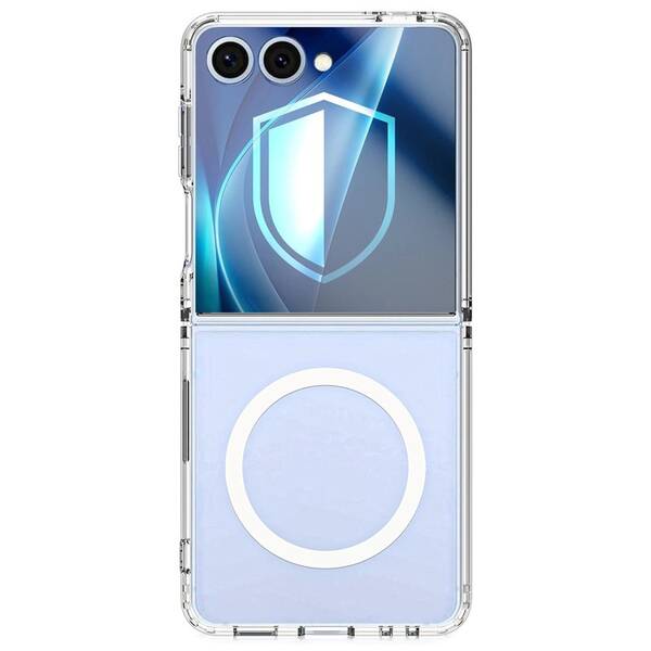 Kryt na mobil 3mk Armor MagCase na Samsung Galaxy Z Flip7 průhledný

