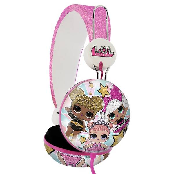 Sluchátka OTL Technologies L.O.L. Surprise! Glitter Glam Tween Dome růžová

