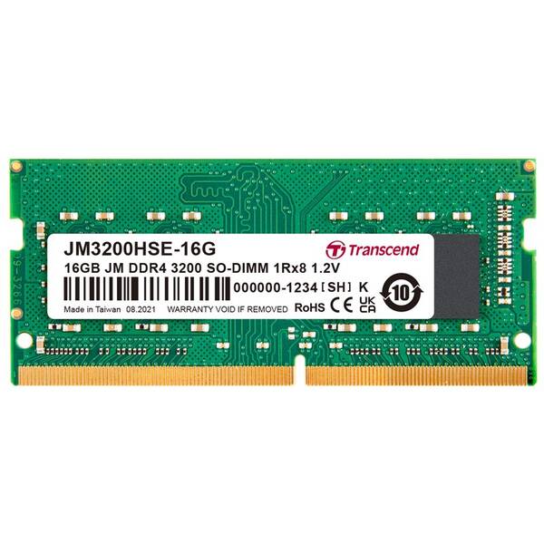 Operační paměť Transcend 16GB DDR4 3200MHz CL22 

