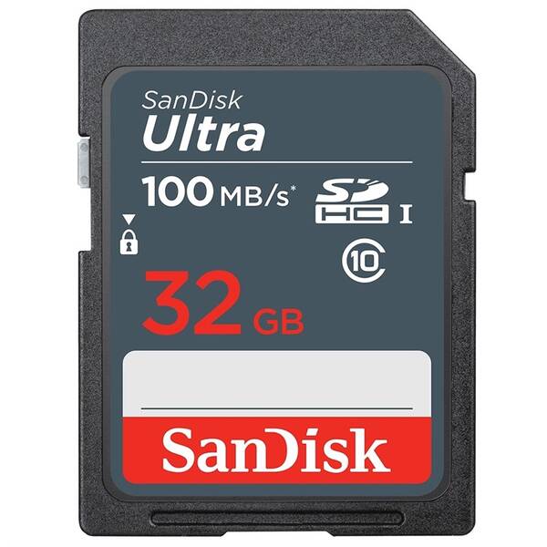 Paměťová karta SANDISK 32GB UHS-I U1 (100R/20W) 

