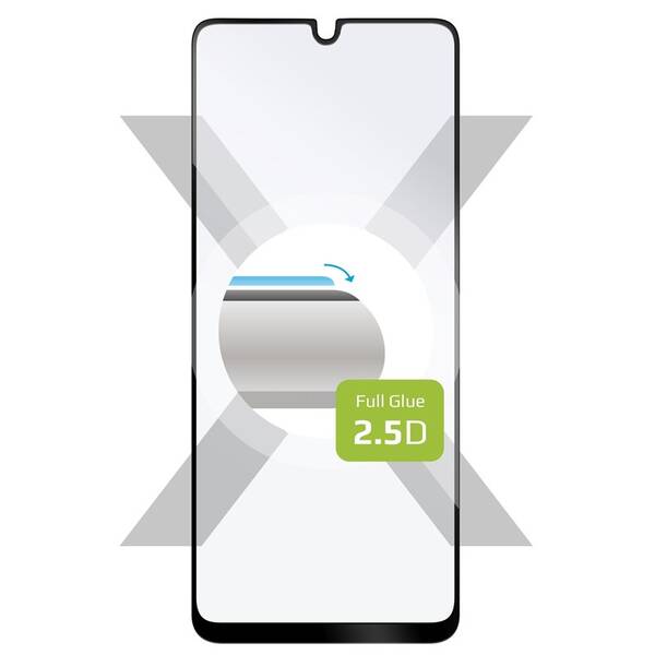 Tvrzené sklo FIXED Full-Cover na Samsung Galaxy A22 černé

