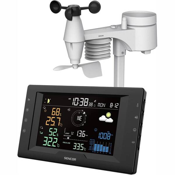 Meteorologická stanice Sencor SWS 9400 černá


