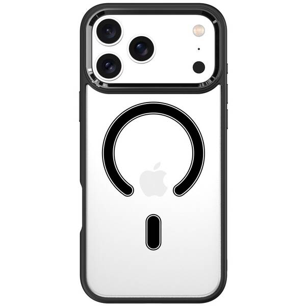Kryt na mobil WG Iron Eye Magnet na Apple iPhone 17 Pro Max černý/průhledný

