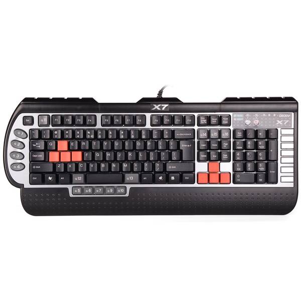 Klávesnice A4Tech G800V, USB, CZ černá

