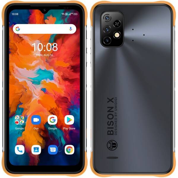 Mobilní telefon UMIDIGI Bison X10 černý/žlutý

