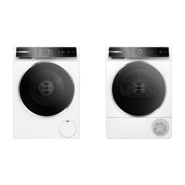 Set výrobků Bosch WGB256A0BY + WQB246C0BY bílá barva
