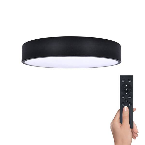 Stropní svítidlo Solight 36W, s dálkovým ovladačem, 2300lm, 30cm, stmívání, studená/neutrální/teplá bílá černé

