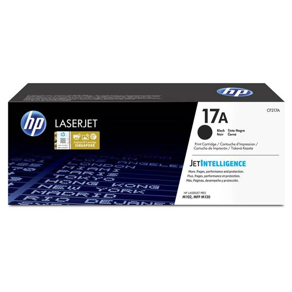 Toner HP 17A, 1 600 stran černý

