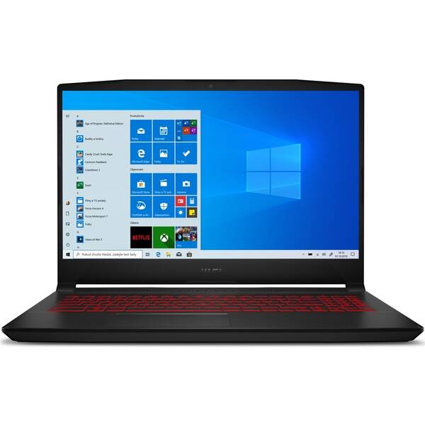 Notebook MSI Bravo 15 B5DD-225CZ černá barva
