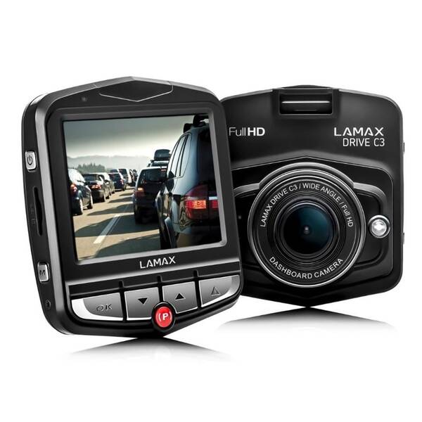 Autokamera LAMAX C3 černá barva
