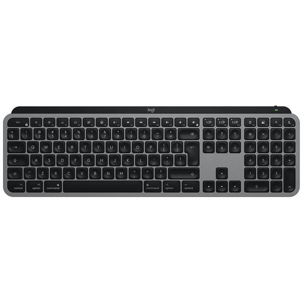 Klávesnice Logitech MX Keys S pro MacBook, US INT'L layout šedá

