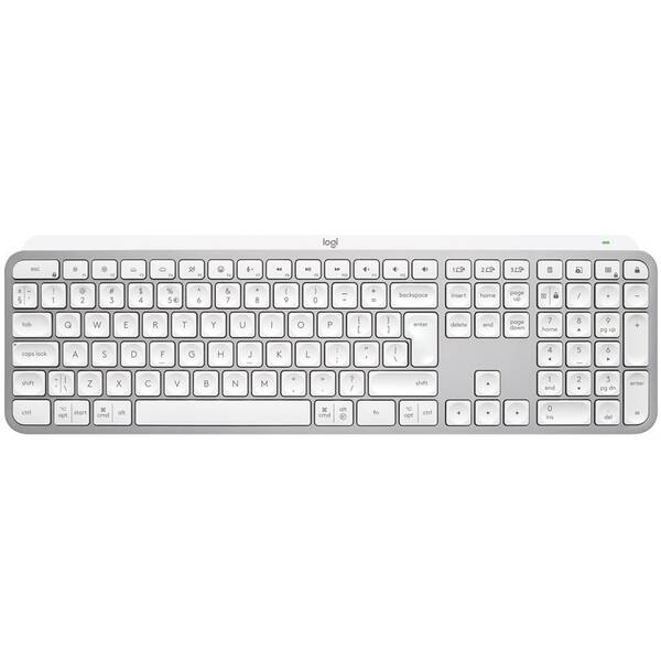 Klávesnice Logitech MX Keys S,  CZ/SK layout šedá

