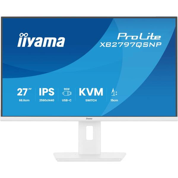Monitor IIYAMA ProLite XB2797QSNP-W1 bílý

