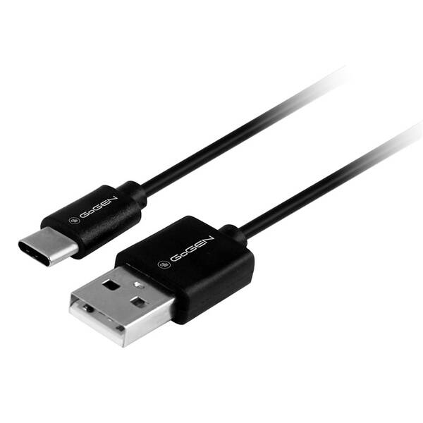 Kabel GoGEN USB / USB-C, 0,5m černý

