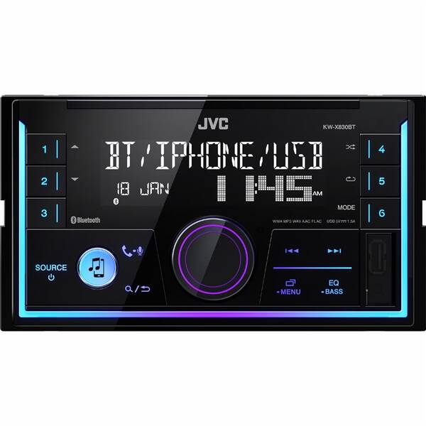 Autorádio JVC KW-X830BT černé

