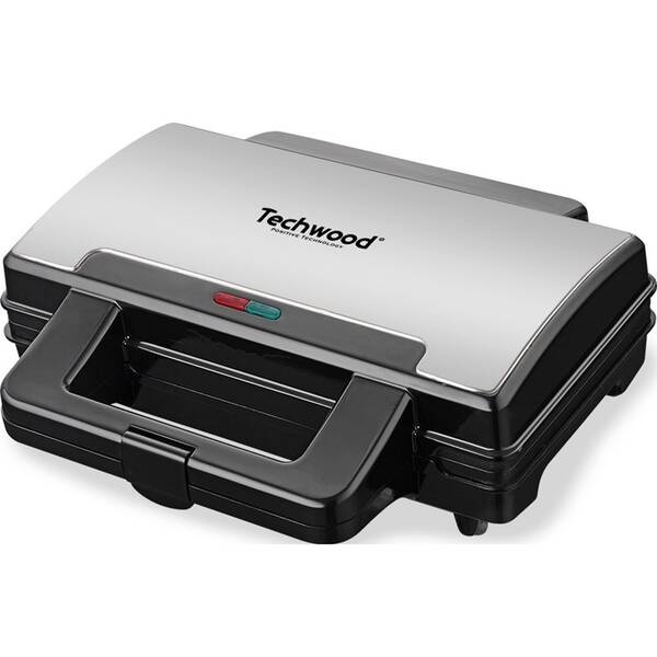 Vaflovač Techwood TGE1000I černý/stříbrný


