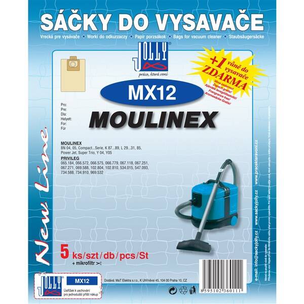 Sáčky do vysavače Jolly MX 12 

