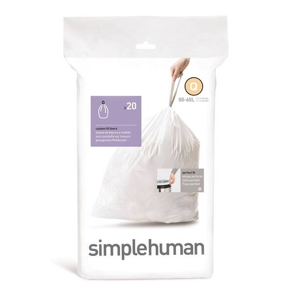 Sáčky do koše Simplehuman CW0176 50-65 l bílý

