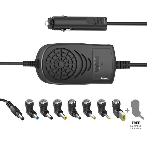 Napájecí adaptér Hama univerzální pro notebook do auta, 15-24 V, 120 W 

