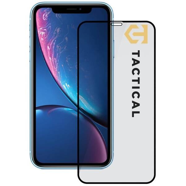 Tvrzené sklo Tactical 5D na Apple iPhone 11/XR černé

