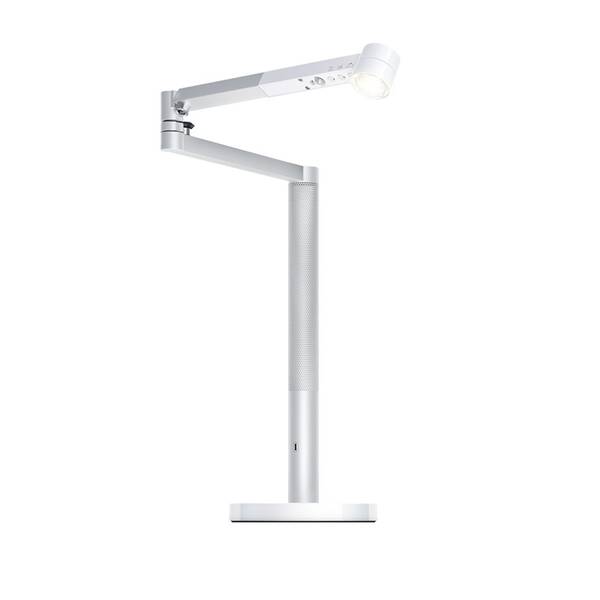 Stolní LED lampička Dyson Solarcycle Morph CD06, 14,3W, stmívání, PIR stříbrná/bílá

