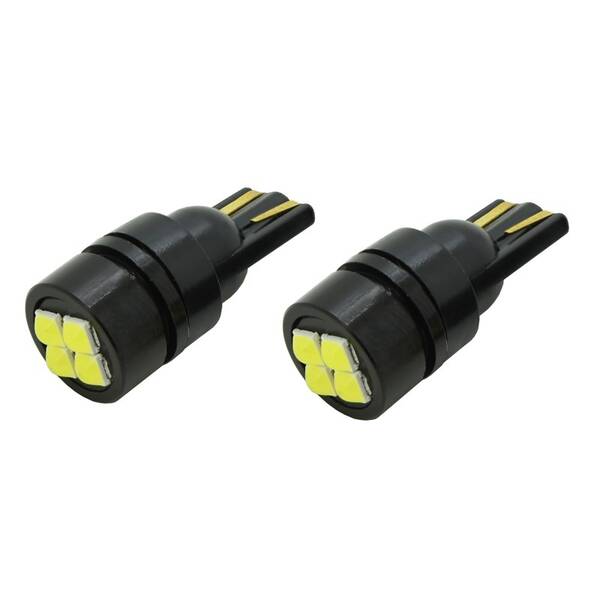 Autožárovka Compass 4LED 3030 12V T10 (2 ks) bílá

