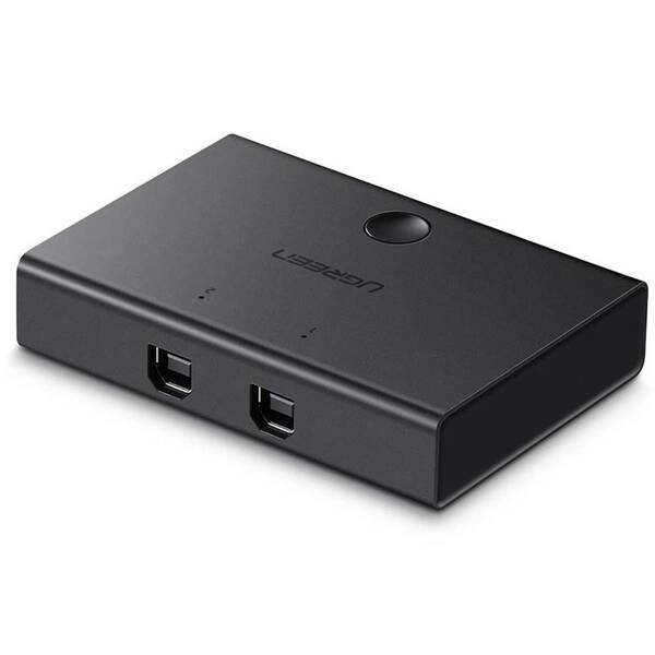Redukce UGREEN USB 2.0 Sharing Switch 2x1 černá

