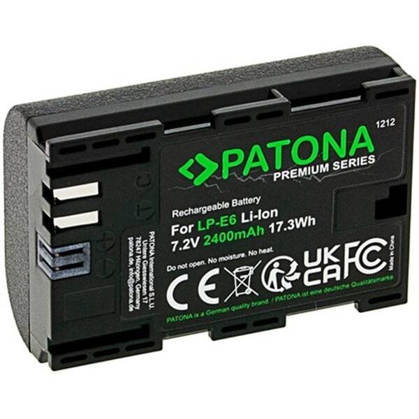 Baterie PATONA pro Canon LP-E6 2400mAh Li-Ion Premium 

