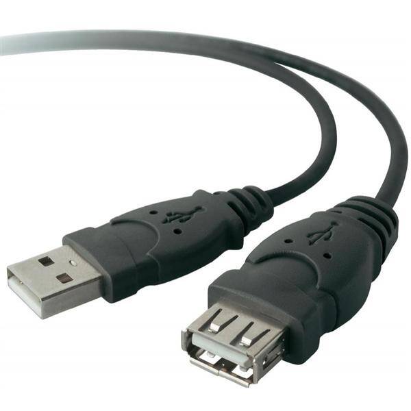 Kabel Belkin USB, 1,8m, prodlužovací černý

